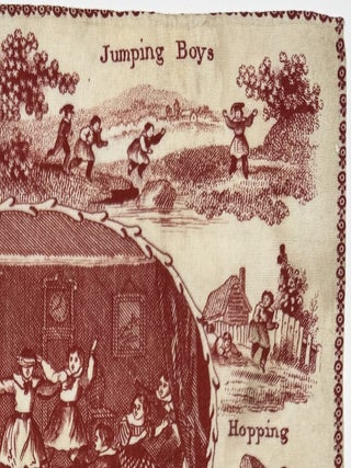 "The Cheerful Companions" printed textile