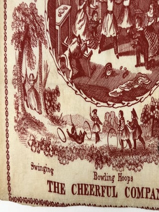 "The Cheerful Companions" printed textile