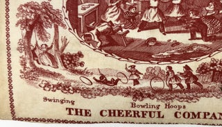"The Cheerful Companions" printed textile