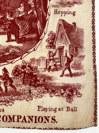 "The Cheerful Companions" printed textile