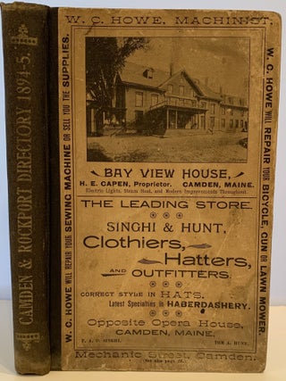 Item #254 The Camden Directory 1894-5, Containing a General Directory of the Citizens, Business...