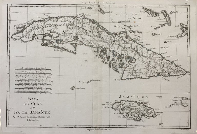 Item #287 Isles de Cuba et de la Jamaïque.; from Atlas Encyclopédique. Rigobert BONNE.