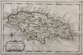 Item #289 Karte von dem Eylande Jamaica. Jacques Nicolas BELLIN