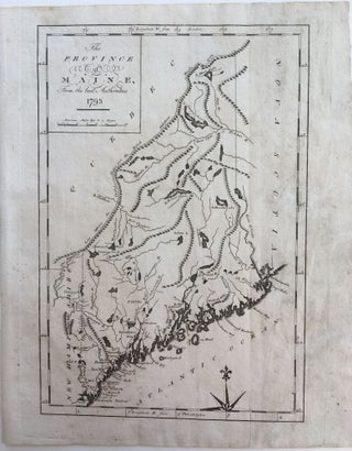Item #408 The Province of Maine, from the best Authorities 1795. John REID