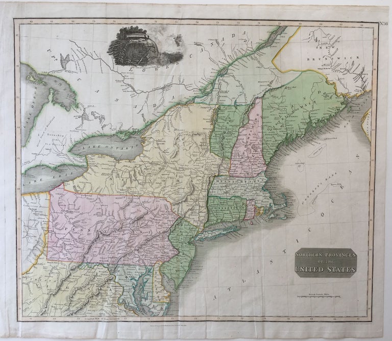 Item #414 Northern Provinces of the United States, Thomson's New General Atlas. John THOMSON.