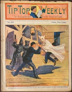 Item #437 Tip Top Weekly. An ideal publication for the American Youth, February 8, 1902, No. 304; Dick Merriwell's Peril; or, Left to Die in the Flames