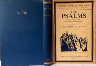 Item #564 The Psalms; Hebrew Text & Englsh Translation with an Introduction and Commentary. The...