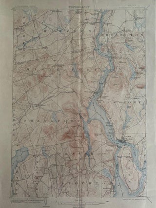 Item #661 Maine Bucksport Quadrangle, Topography, State of Maine, U.S. Geological Survey, Charles...