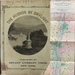 Item #808 The Hudson by Daylight. Map showing the Prominent Residences, Historic Landmarks, Old...