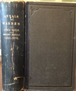 Item #82 Annals of the Town of Warren in Knox County, Maine, with the Early History of St....