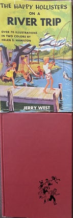 Item #872 The Happy Hollisters on a River Trip. Jerry WEST, Andrew E. SVENSON