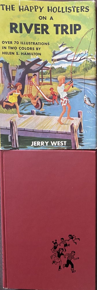 Item #872 The Happy Hollisters on a River Trip. Jerry WEST, Andrew E. SVENSON.