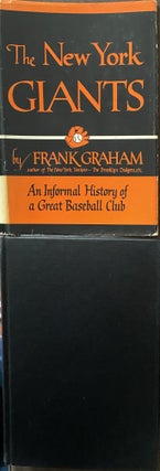 Item #876 The New York Giants, An Informal History. Frank GRAHAM