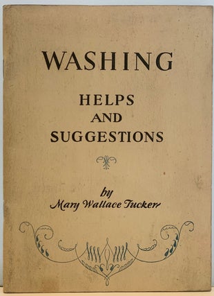 Item #89 Washing. Mary Wallace TUCKER