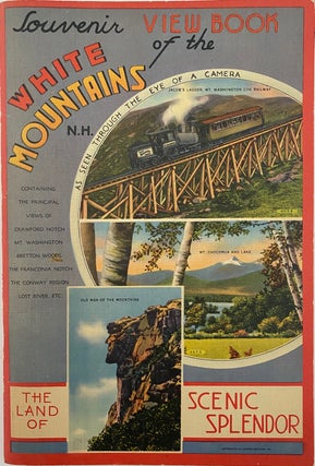 Item #898 Souvenir View Book of the White Mountains, N.H., As Seen Through the Eye of a Camera,...