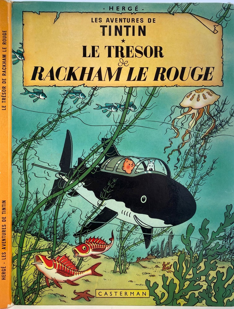 Item #924 Les Aventures de Tintin, Le Tresor de Rackham Le Rouge. HERGE, Georges Prosper REMI.