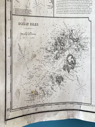 Chart of the English Channel, The Bristol, and part of the St. George’s Channels, including the South, and South West Coasts of Ireland. Compiled from the recent surveys made by order of the British and French Governments