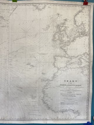 Chart of the North Atlantic Ocean from the Equator to 65 North Latitude According to the Latest Surveys and Observations