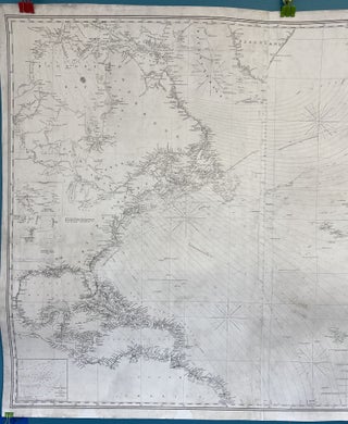 Chart of the North Atlantic Ocean from the Equator to 65 North Latitude According to the Latest Surveys and Observations