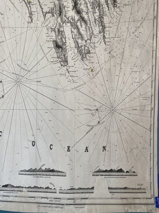 A Chart of the North, West and South Coasts of Ireland from Bengore Head to the Saltee Islands; with Enlarged Plans of the Principal Harbours, Roadsteads, &c. Constructed and Drawn from the most approved Observations and Surveys